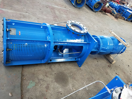  立式长轴泵(立式斜流泵)泵壳部件的安装